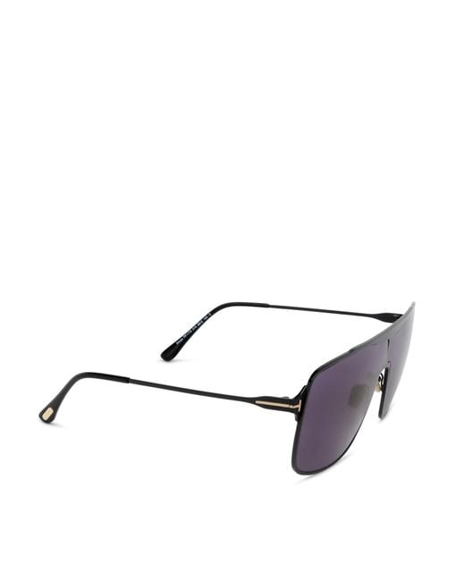 Tom Ford Purple Geometric Sunglasses for men
