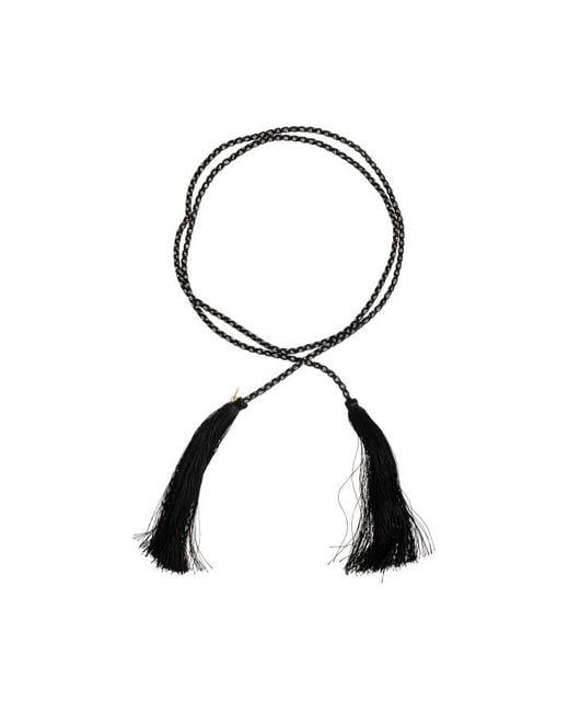 Forte_forte White Woven Belt
