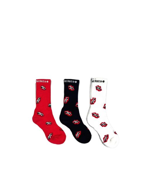 Chrome Hearts White Three-Pack Socks for men