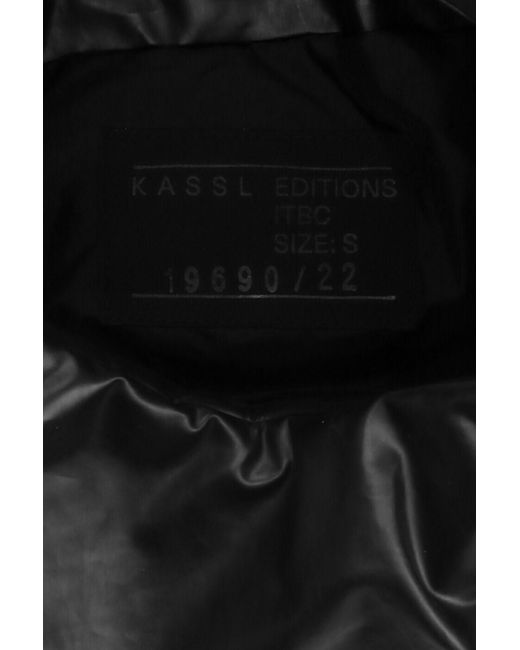 Kassl Black Anchor Drawstring Shoulder Bag