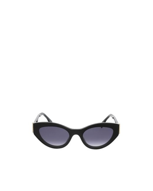 Fendi White Eyewear Cat-Eye Frame Sunglasses
