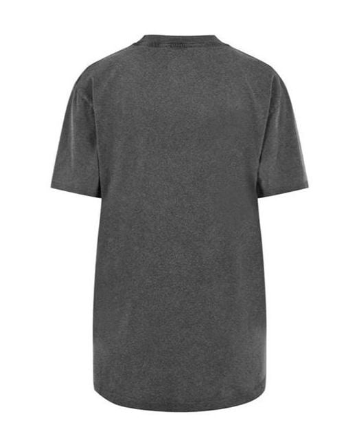 Anine Bing Gray Short-Sleeved T-Shirt