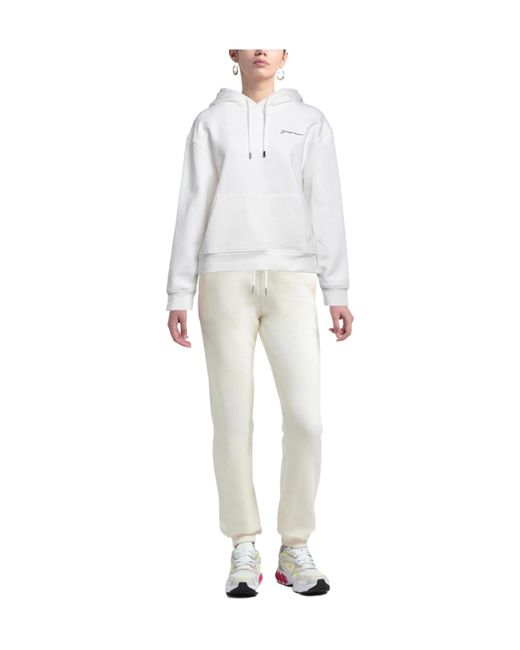Jacquemus White Solid Color Hooded Track Jackets