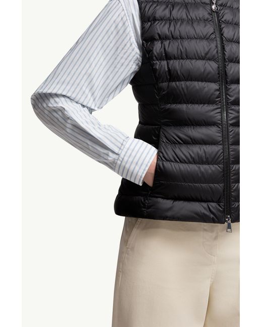 Moncler Black Igens Zip-Up Padded Gilet