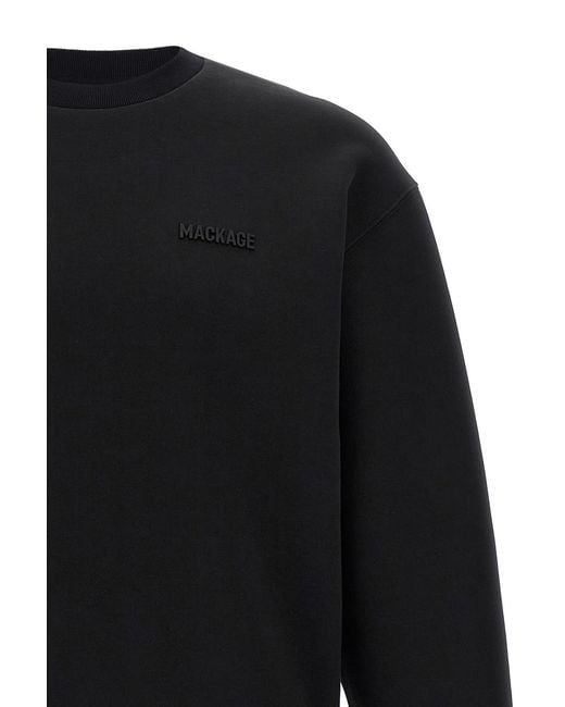 Mackage Black Julian Sweatshirt for men