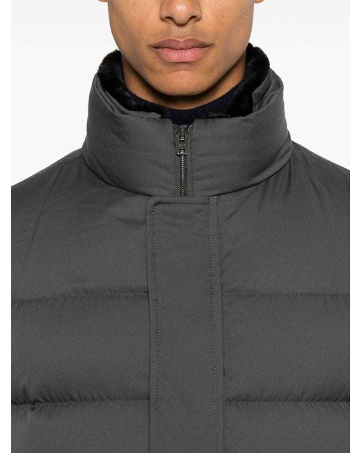 Herno Gray Down Jackets for men