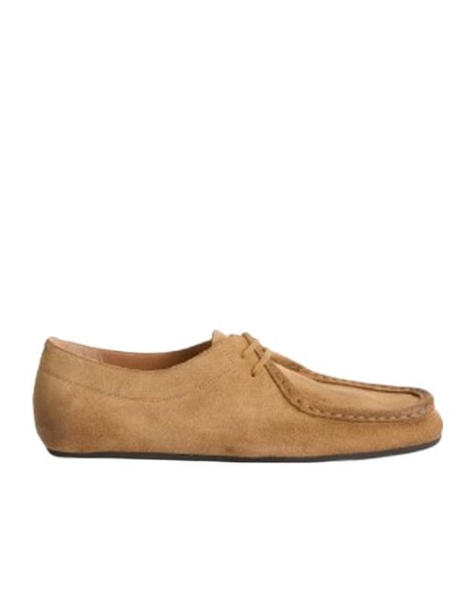 Jil Sander Brown Hood Lace-Up Shoe for men