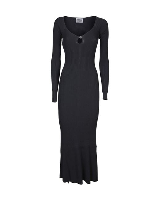 Moschino Black Long Sleeve Dress