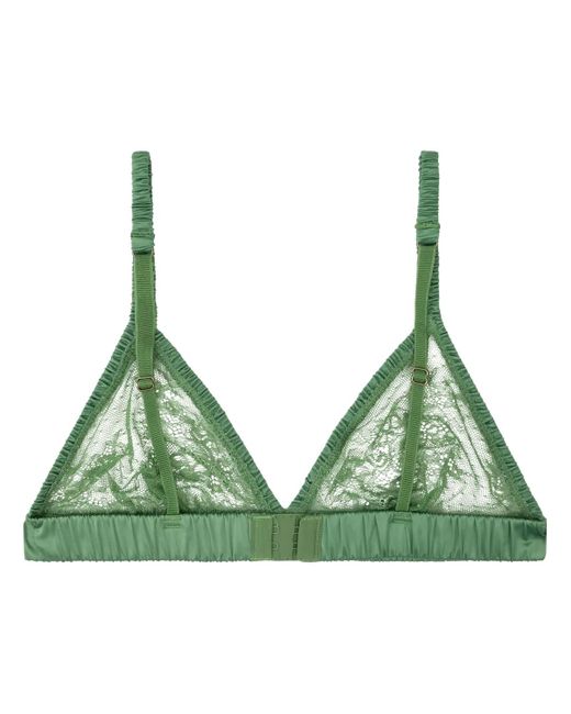 LoveStories Green Triangle Bra