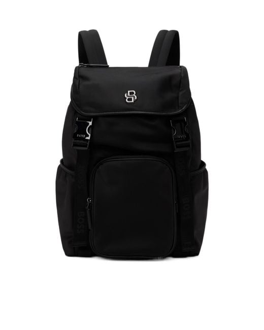 Boss Black Boss Double B Monogram Backpack for men