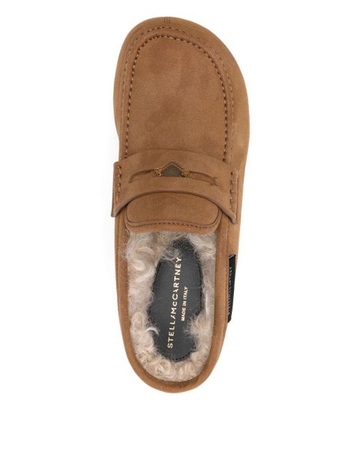 Stella McCartney Natural Platform Wedge Heels