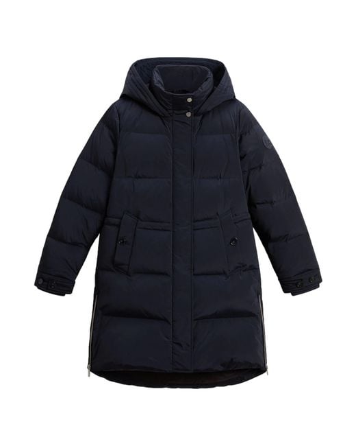 Woolrich Blue Down Jackets