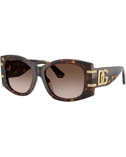 Dolce & Gabbana Multicolor Eyewear Butterfly Frame Sunglasses