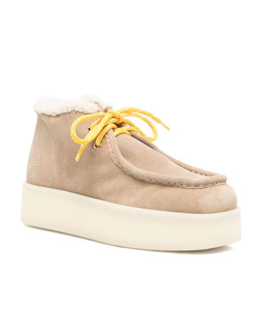 Miu Miu Natural Round-Head Short Boots
