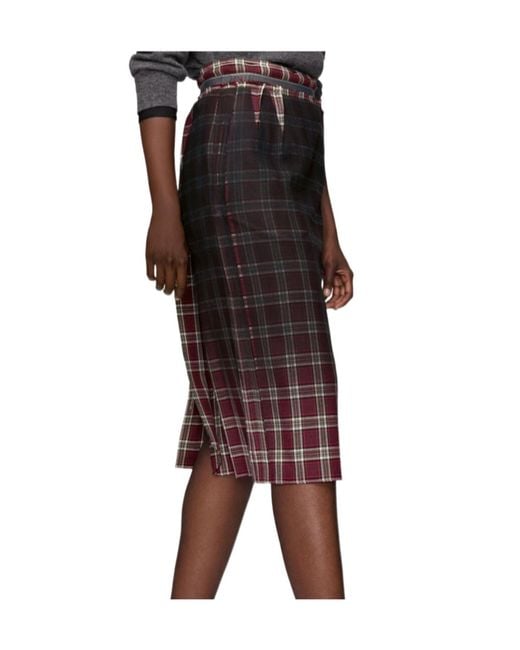 Maison Margiela Red Chic Mini Skirt For