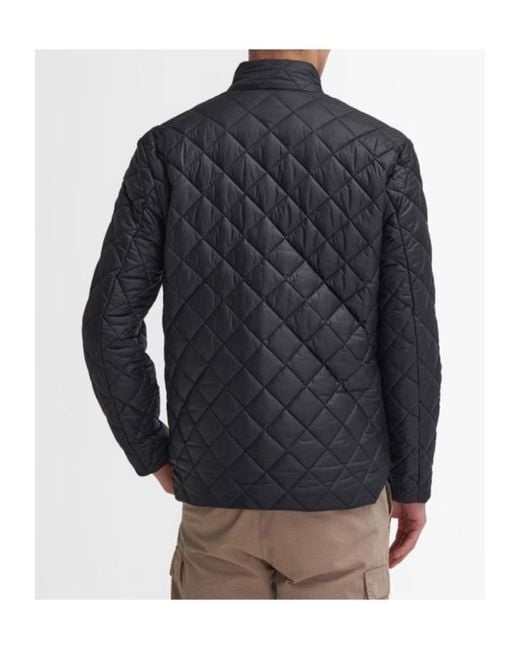 Barbour Blue Ariel Box Quilted Jacket for men