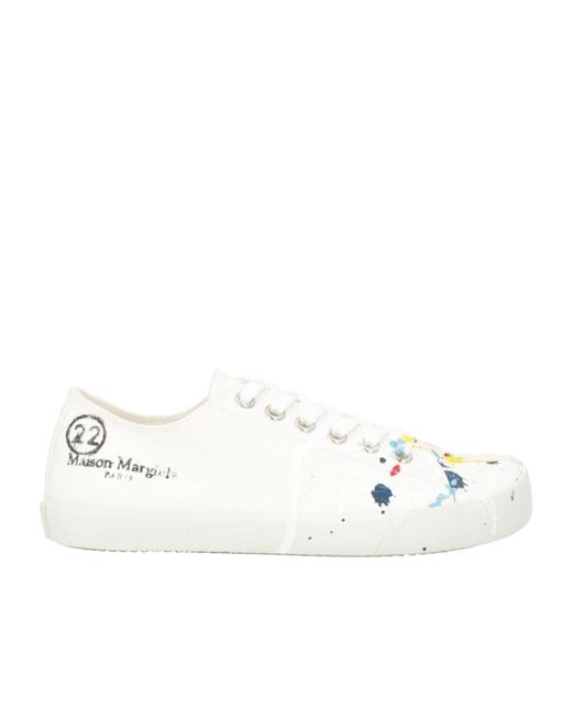 Maison Margiela Natural Low-Top Canvas Shoes