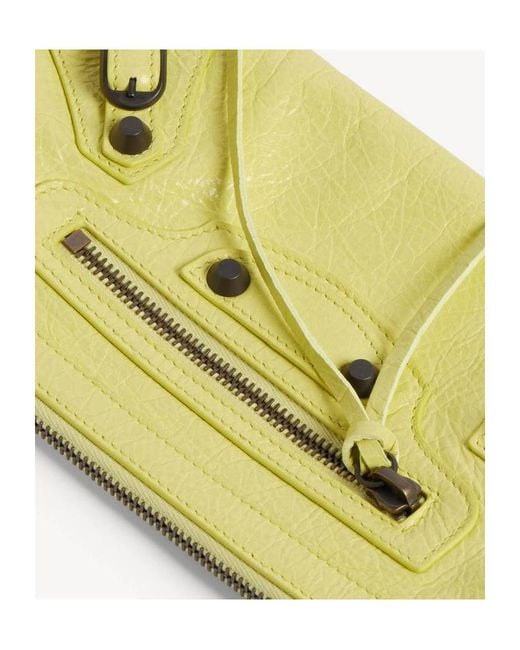 Balenciaga Metallic Le City Pouch On Strap