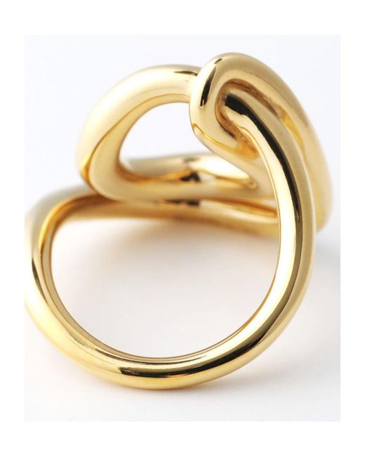 Charlotte Chesnais Metallic Irregular Ring