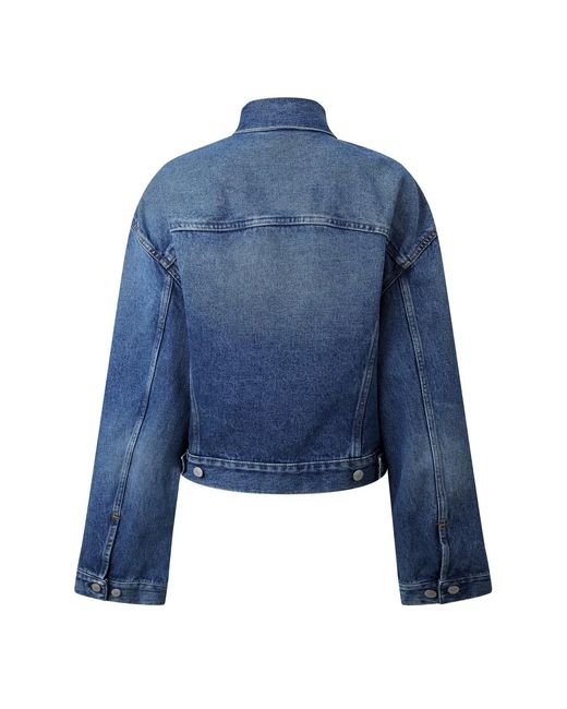 Acne Blue Crop Denim Jacket