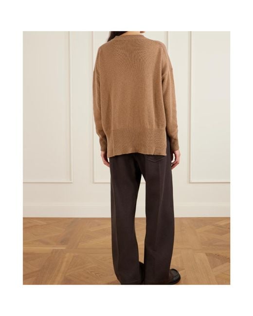 Jil Sander Brown Cashmere Sweater