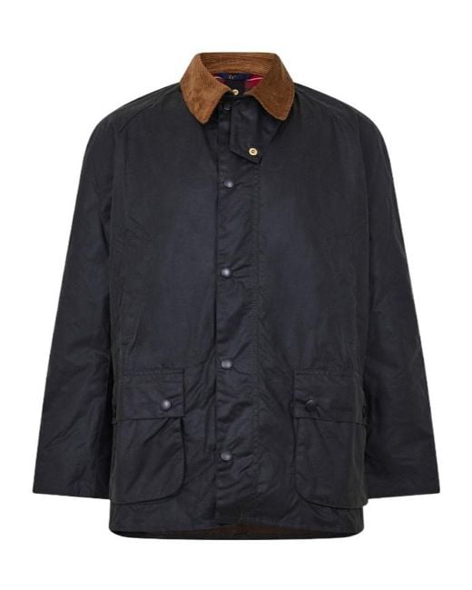 Barbour Blue Ashby Wax Jacket for men