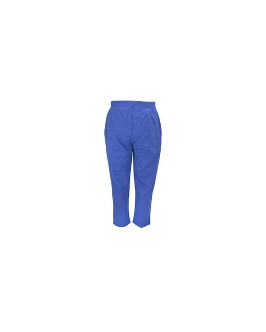 Opening Ceremony Blue Logo-Print Cropped Track Pants for men