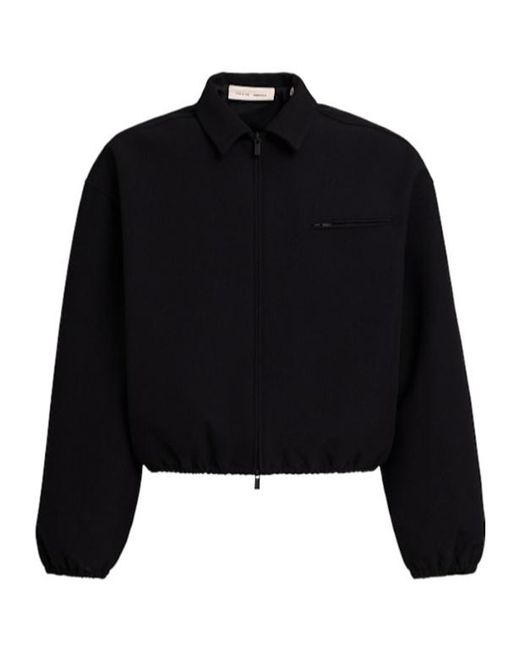Fear Of God Black Canvas Chain Jacket for men