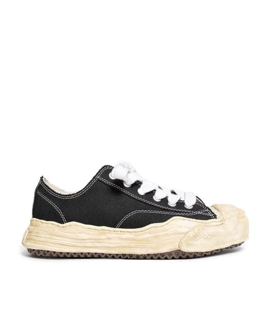 Maison Mihara Yasuhiro Black Hank Low-Top Sneakers for men