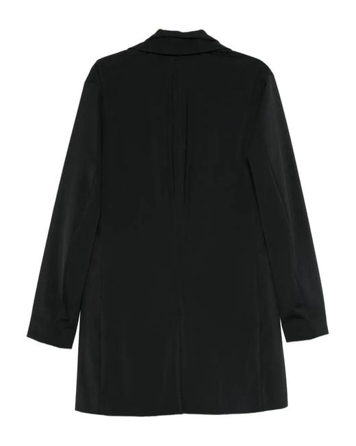 Boss Black Three-Button Notched-Lapels Coat for men