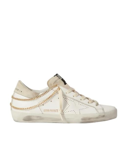 Golden Goose Deluxe Brand White Superstar Imitation Casual Sneakers