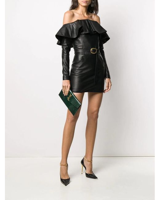 Saint Laurent Green Uptown Pouch
