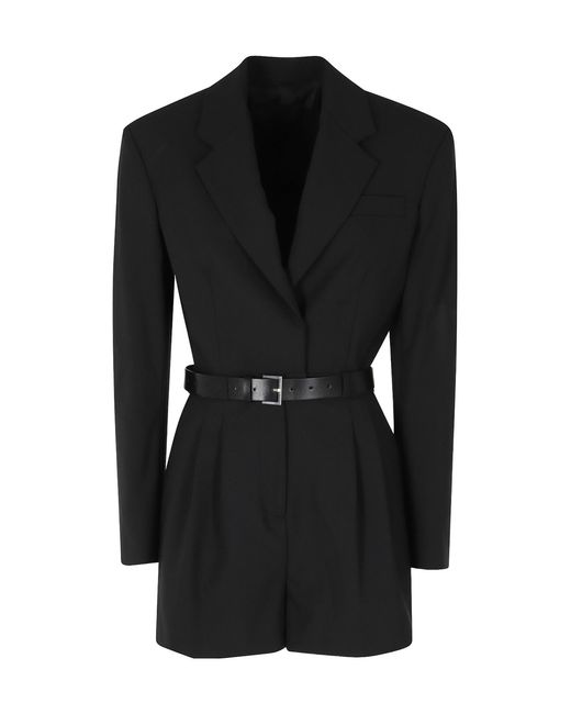 Dondup Black Jumpsuit With Belt