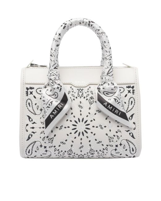 Amiri White Double Handle Shoulder Bag