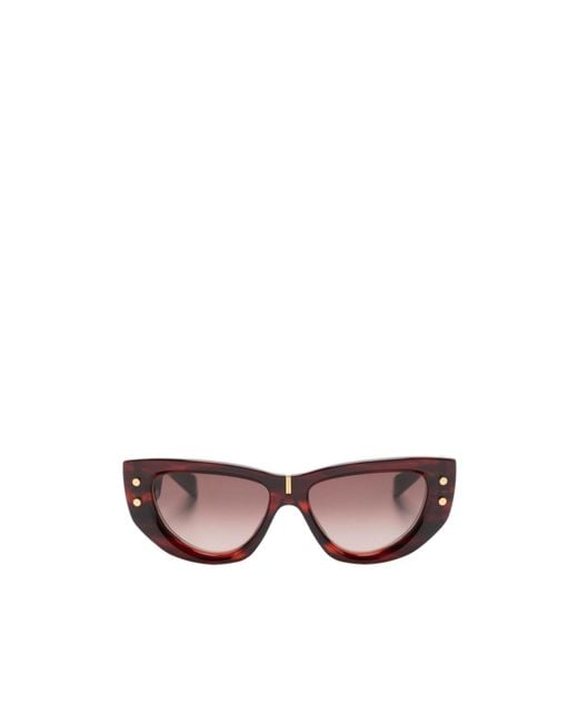 Balmain Pink B-Muse Geometric-Frame Sunglasses