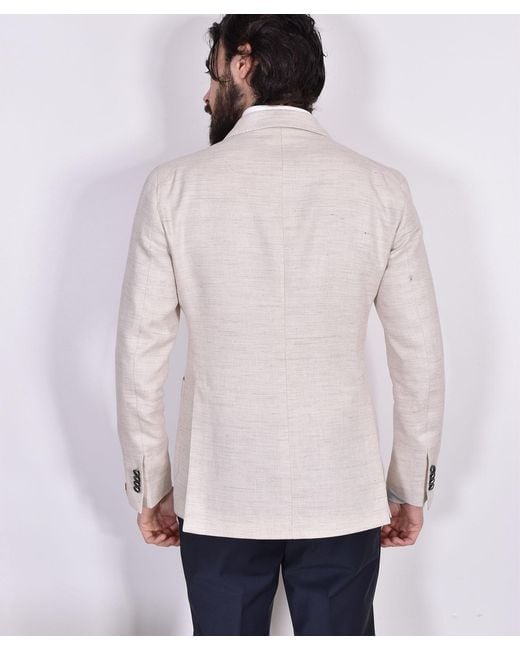 Tagliatore Red Double-Breasted Blazer for men