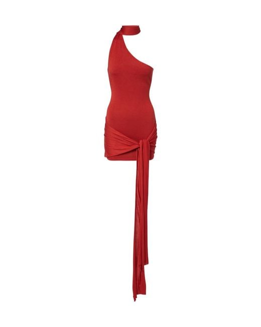 AYA MUSE Red Asymmetrical Dress