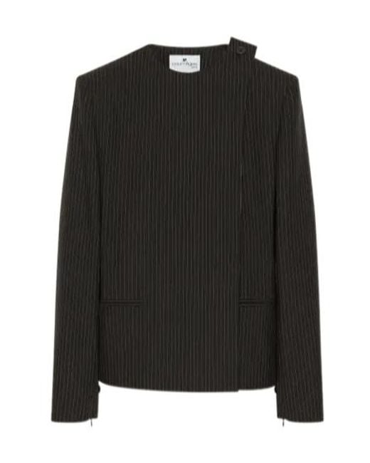 Courreges Black Courrèges Buckle Pinstripes Jacket
