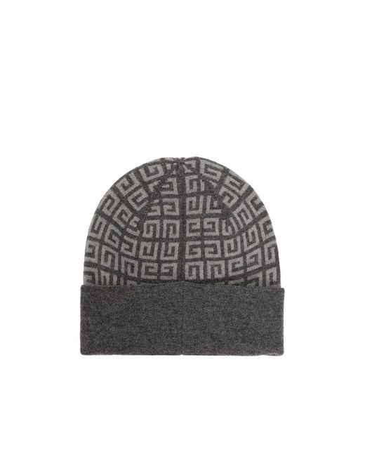 Givenchy Gray Logo Pee Cap Without Brim