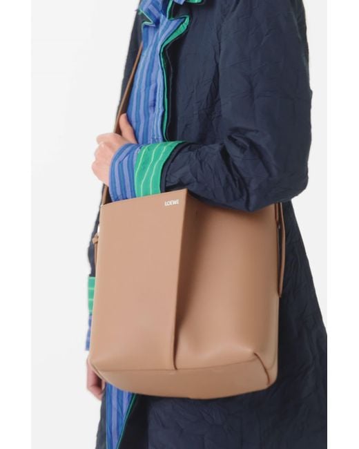 Loewe Brown Bilbao Medium Bucket Bag