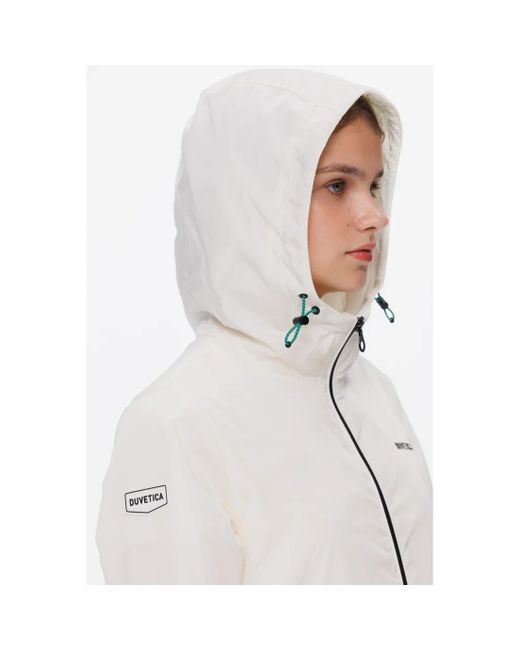 Duvetica White Risna S Hat Casual Jacket