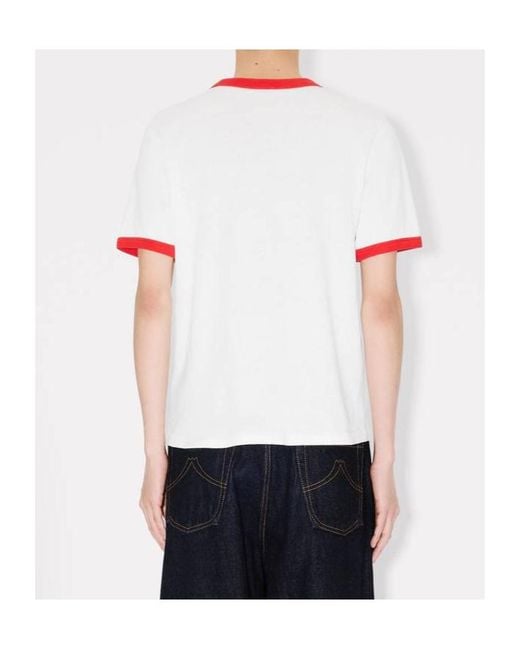 KENZO White Words' Slim T-Shirt for men