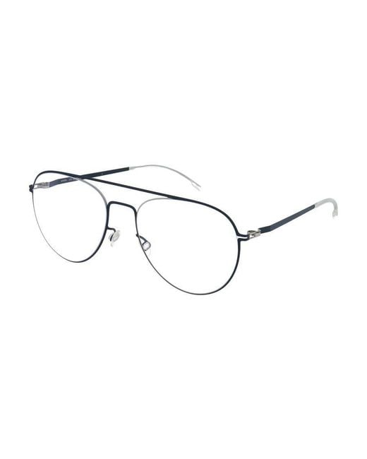 Mykita Metallic Eero Aviator-Frame Glasses