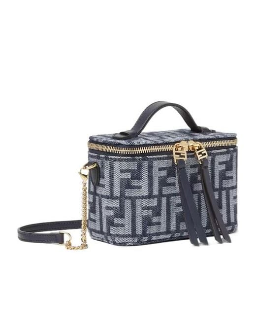Fendi Multicolor Vanity Ff Jacquard Mini Shoulder Bag