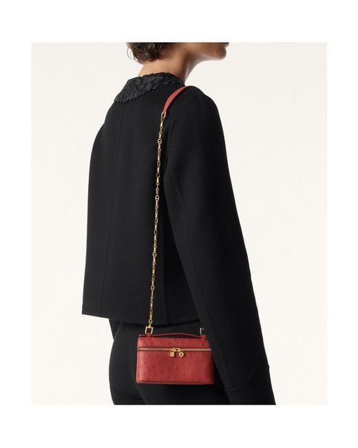 Loro Piana Red Extra Pocket Mini Shoulder Bag
