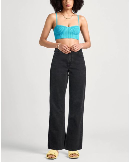 Isabel Marant Black Denim Trousers