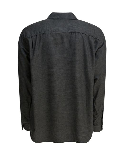 Comme des Garçons Black Comme Des Garçons Homme Flannel Checked Zipped Overshirt for men