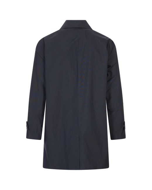 Boss Blue Boss Water-Repellent Button-Up Coat for men