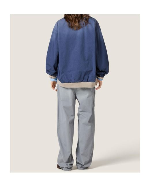 Miu Miu Blue Old Washed Twill Blouson Jacket
