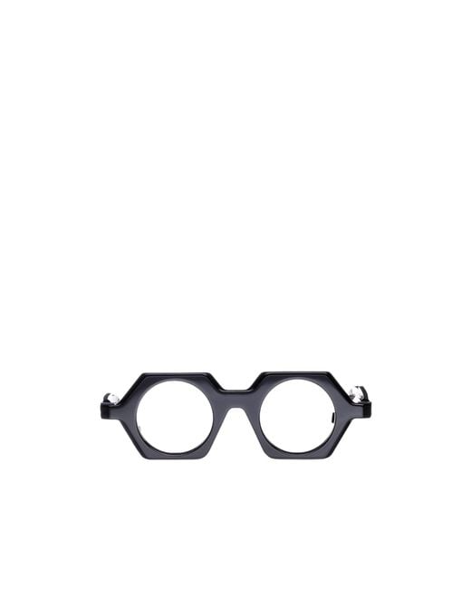 VAVA Eyewear White Geometric-Frame Glasses